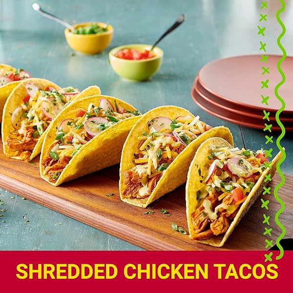 OLD EL PASO STAND ‘N STUFF TACO SHELLS, GLUTEN FREE, MEAL PREP, 10 CT, 4.7 OZ
