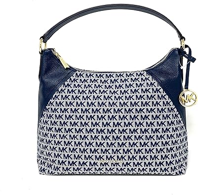 michael kors navy blue shoulder bag