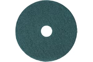 Boardwalk BWK4018GRE 18 in. Diameter Heavy-Duty Scrubbing Floor Pads - Green (5/Carton)