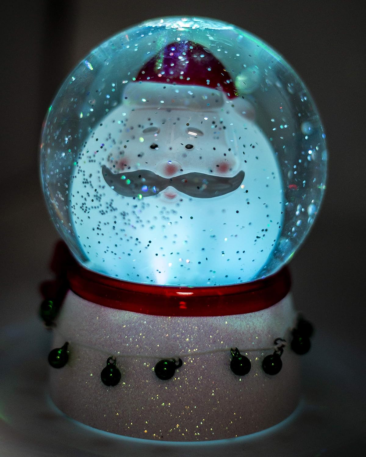 ReLive LED Lighted Glitter Snow Globe (Cardinal 6 Red Metallic) blog