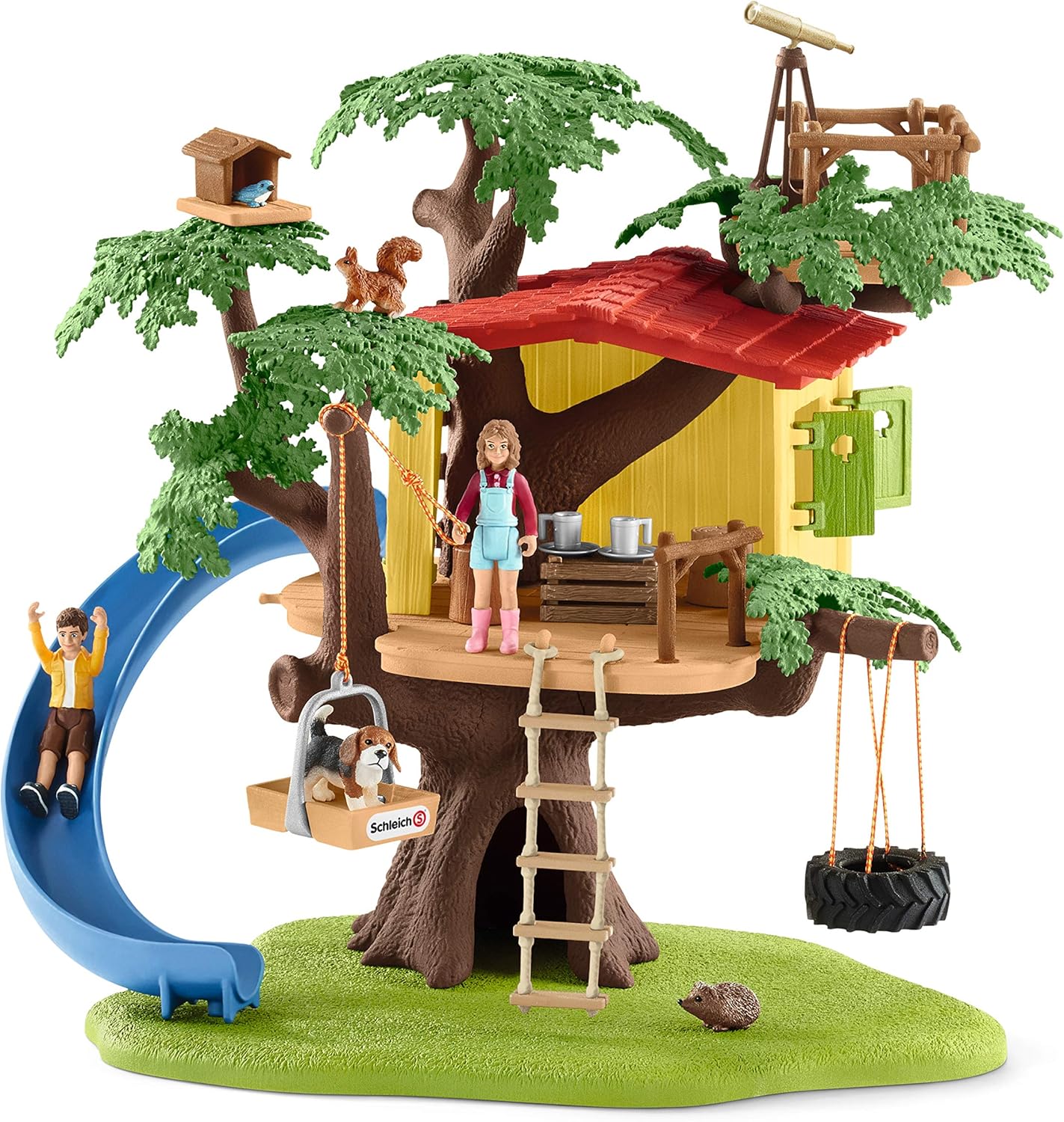 Amazon Com Schleich Adventure Tree House Schleich Toys Games