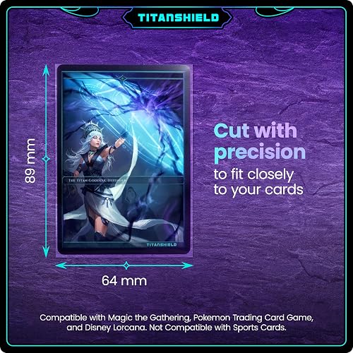 titanshield card sleeves Premium Emerald 150 Standard Size Board Game Trading Sleeves Deck Protector for Magic The Gathering Mtg Actual Sleeve Dimensions TitanShield Sleeves: John Carter -