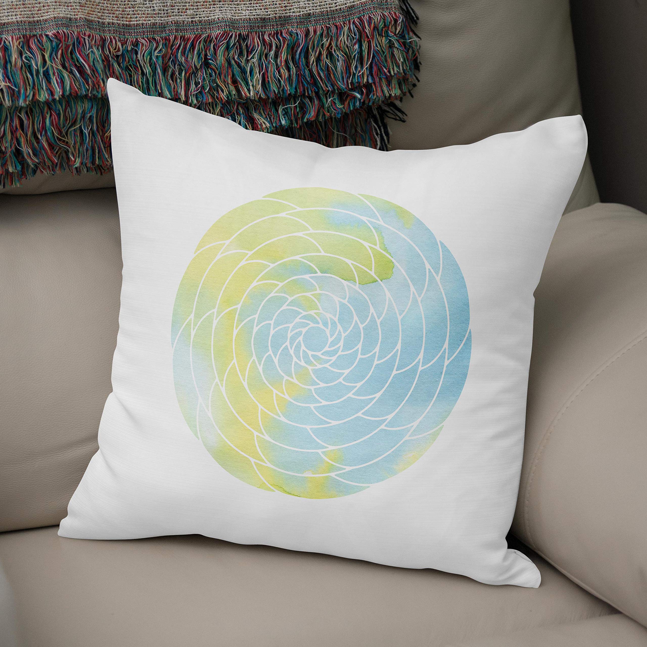 Bonamaison, Decorative Cushion Cover - 50% Cotton 50% Polyester - 43x43cm - Designed and Manufactured in Turkey