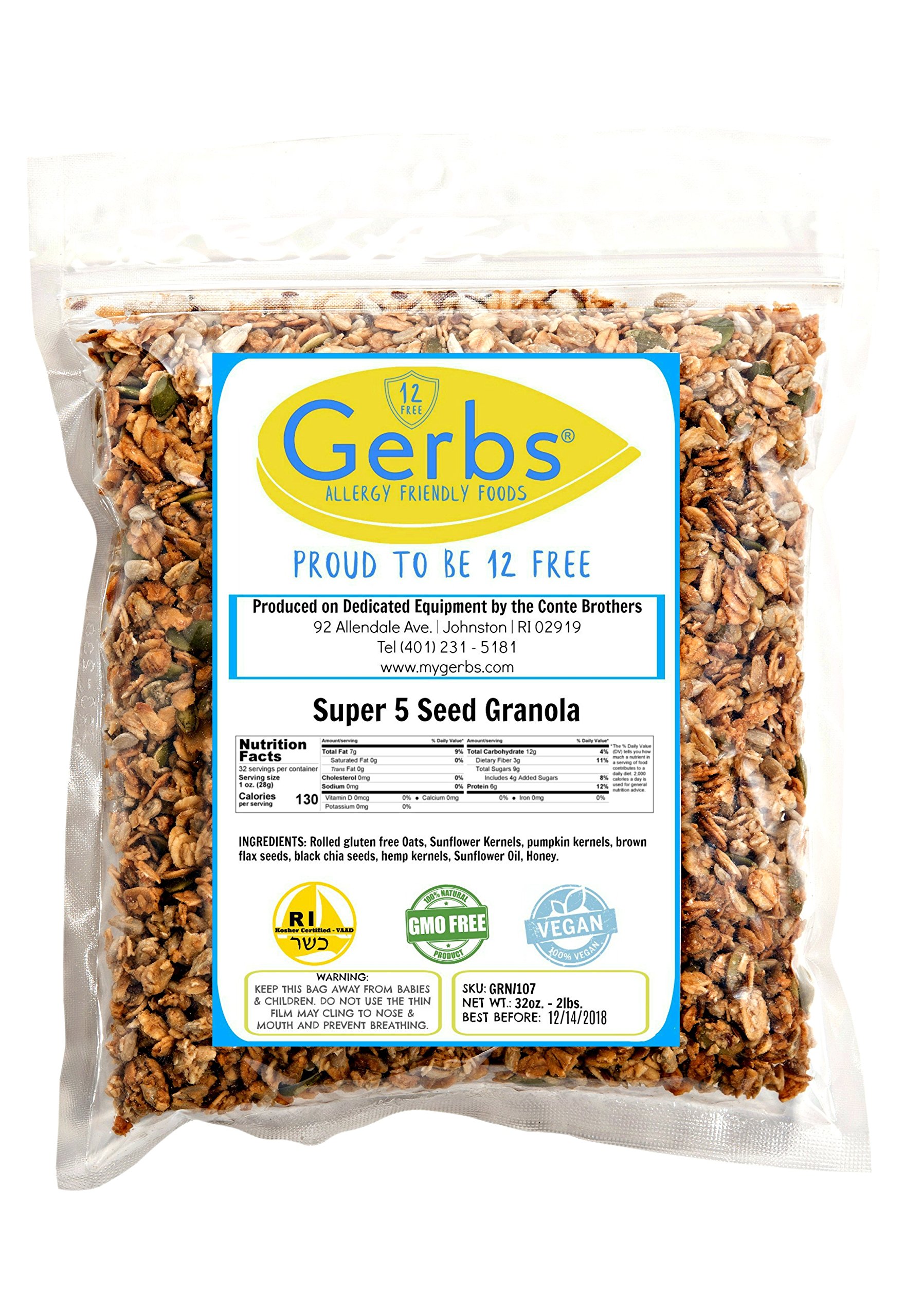 Viki's Granola Original, Gluten Free, NonGMO, 12ounce bag Granola Breakfast Cereals