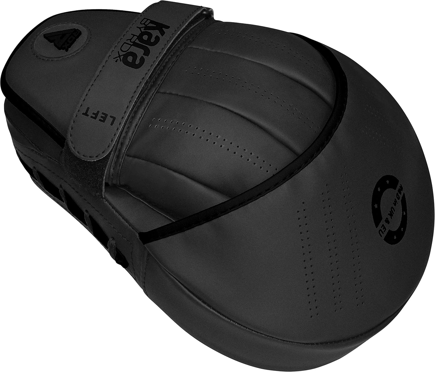 RDX Boxing Pads Curved Focus Mitts, Maya Hide Leather Kara Hook and jab Training Pads, Adjustable Strap Ventilated, MMA Muay Thai Kickboxing Coaching Martial Arts Punching Hand Target Strike Shield : Sports & Outdoors