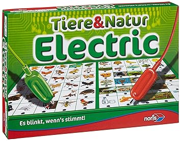 Noris 606013722 - Tiere und Natur Electric, Kinderspiel