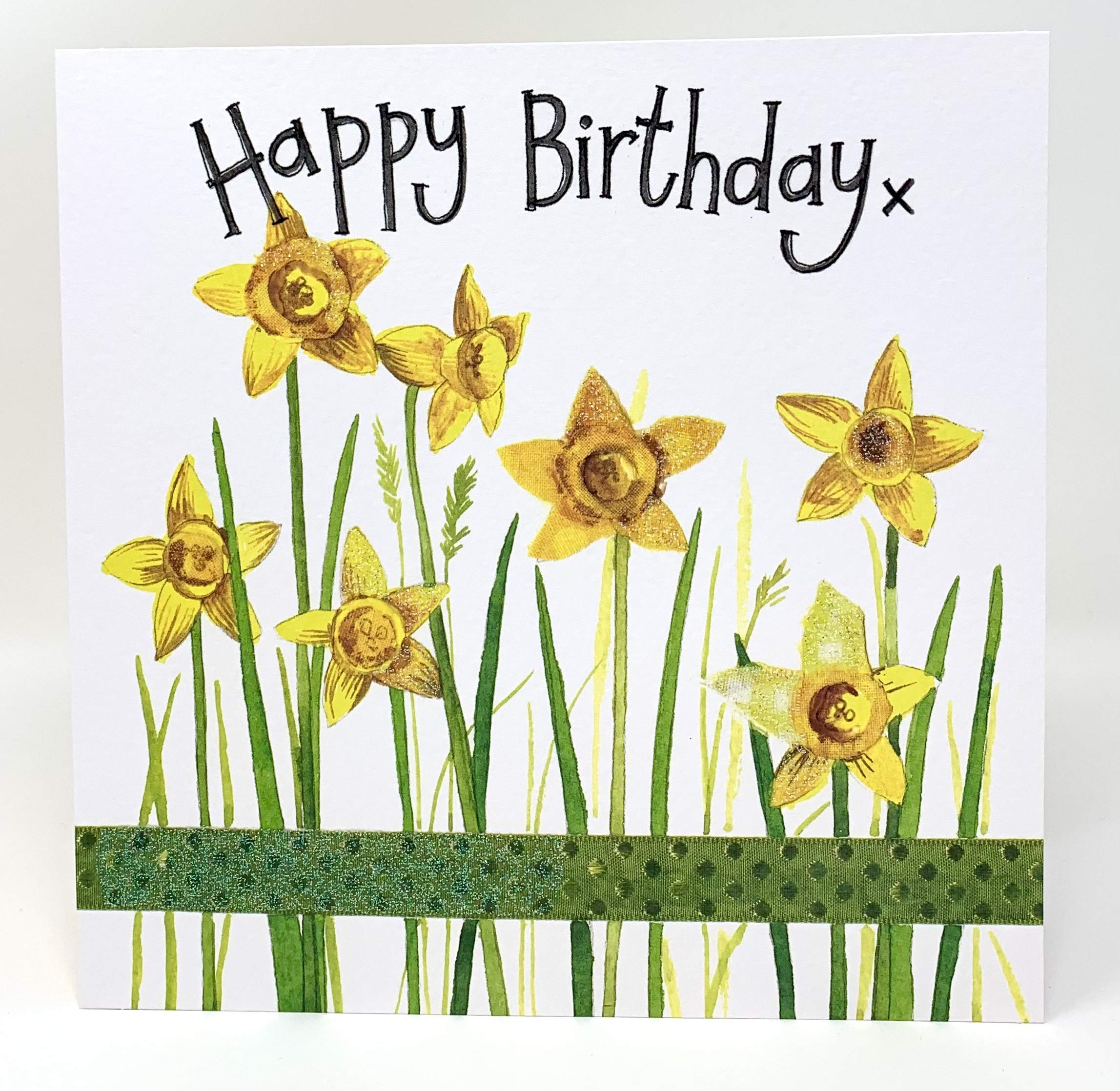 Alex Clark Daffodils Birthday Card