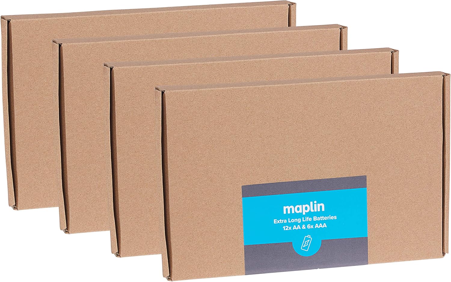 Maplin 48x AA LR6 / 24x AAA LR03 1.5V Alkaline Batteries (Triple A) 7 Year Shelf Life High Performance, Blue or Grey - Image 4