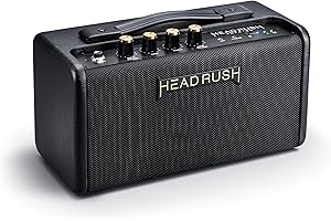 HeadRush FRFR-GO - 30W Electric and Bass Guitar Amplifier with Dual 3" Speakers, Bluetooth and Rechargeable Battery, for Mult