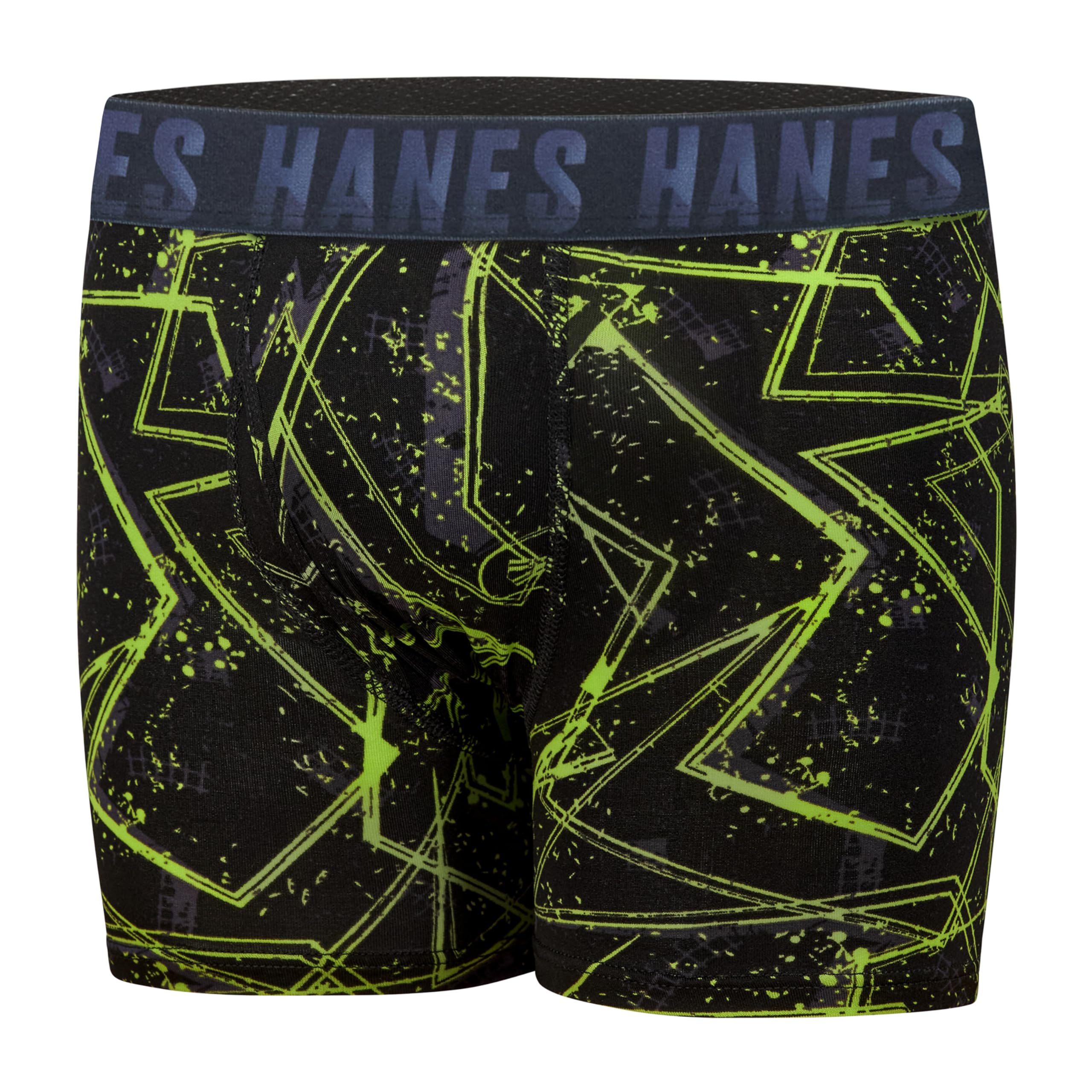 Hanes Moves Breathable Underwear, Performance Stretch Boxer Briefs for Boys, Moisture-Wicking, 6-pk