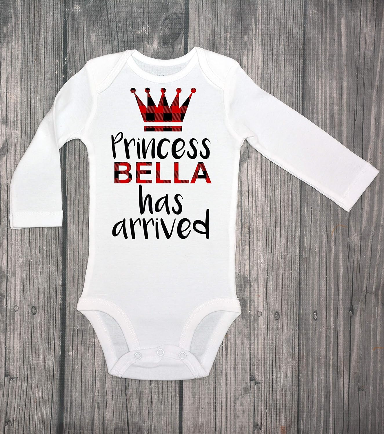 Luxury Brand The Princess Has Arrived Custom Name Come Home Newborn Headband Take Home Outfit Come Home Outfit Custom Bodysuit Baby Headband Baby Gift