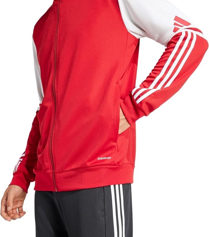 Uomo Squadra25 Hoody Sweatshirt, Team Power Red 2/White, XL Extra Tall