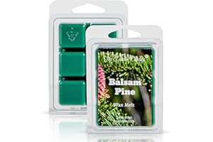 The Candle Daddy Balsam Pine Scented Wax Melts - 2 Ounce - 6 Cubes - 1 Pack