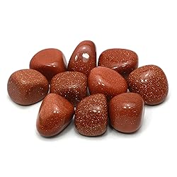 CrystalAge Red Goldstone Tumble Stone