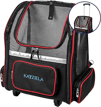 cat carrier on wheels amazon