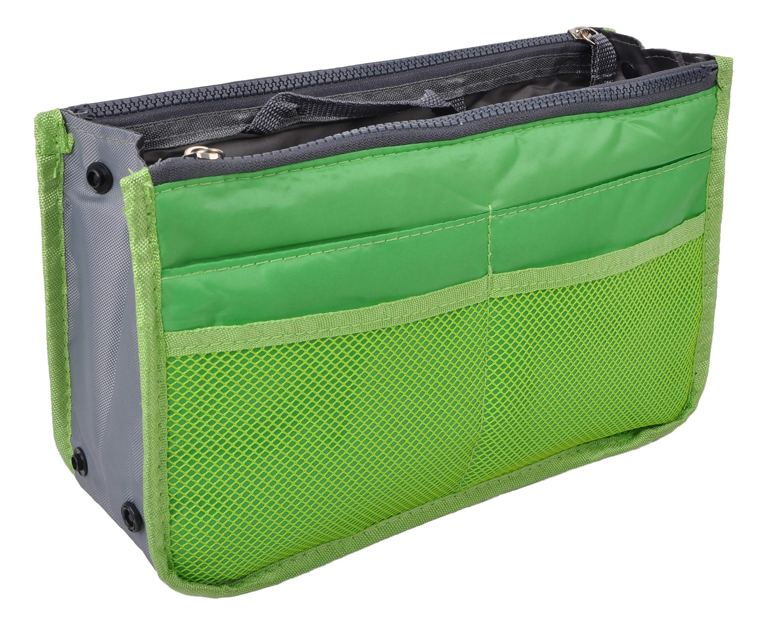 Photo 1 of Vercord Purse Organizer Insert for Handbags Bag Organizers Inside Tote Pocketbook Women Nurse Nylon 13 Pockets Green Medium