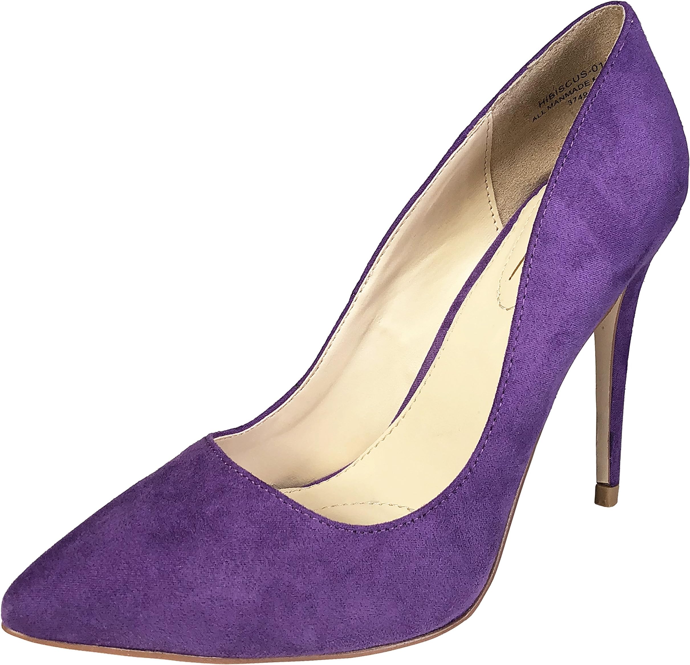 Women's Plain Pointy-Toe Dress Heel Pump