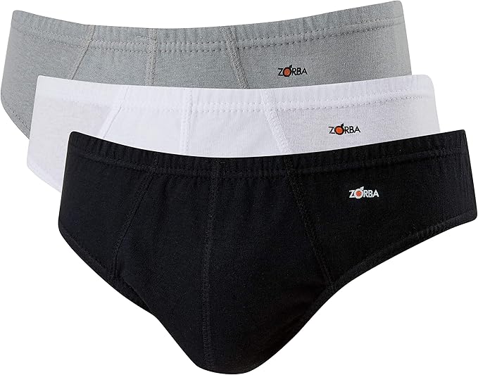 Kit 3 Cueca Slip Slip, Zorba, Masculino