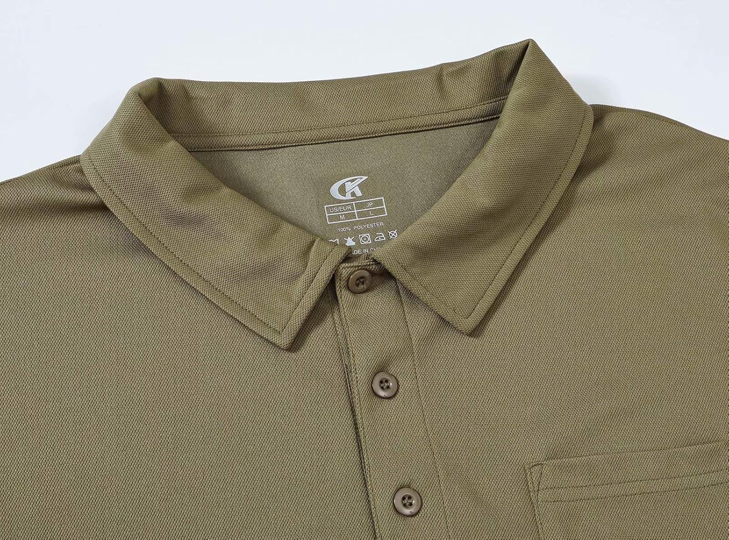 Tyhengta Men's Polo Shirt Short Sleeve Quick Dry Performance Lightweight Tactical Shirts: Clothing