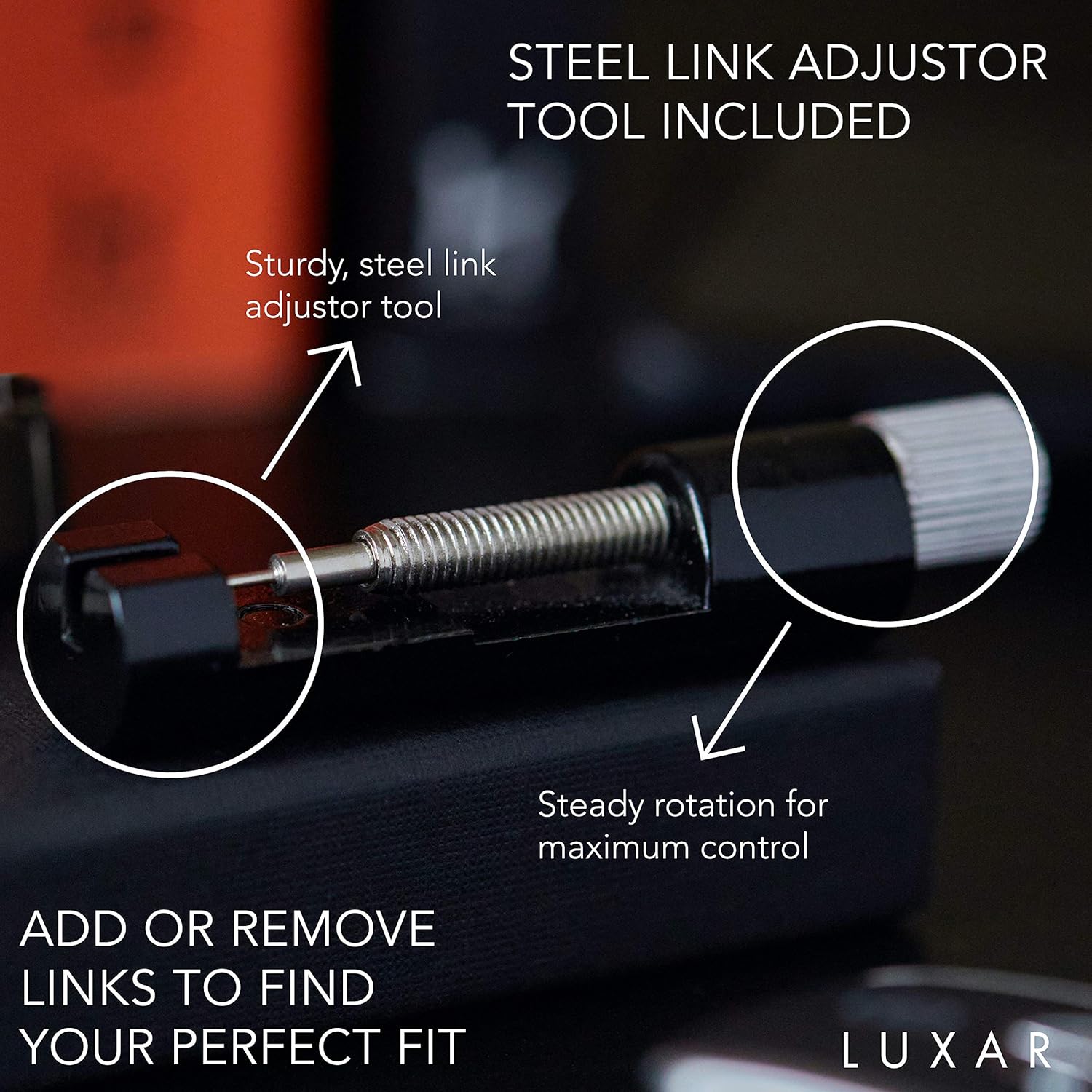Men's Titanium Magnetic Therapy Linked Bracelet | LUXAR Double Magnet Strength | Designed for Arthritis, Tendonitis, Tennis/Golf Elbow, Carpal Tunnel Syndrome and Physical Pain Relief (Brushed Black): Health & Personal Care