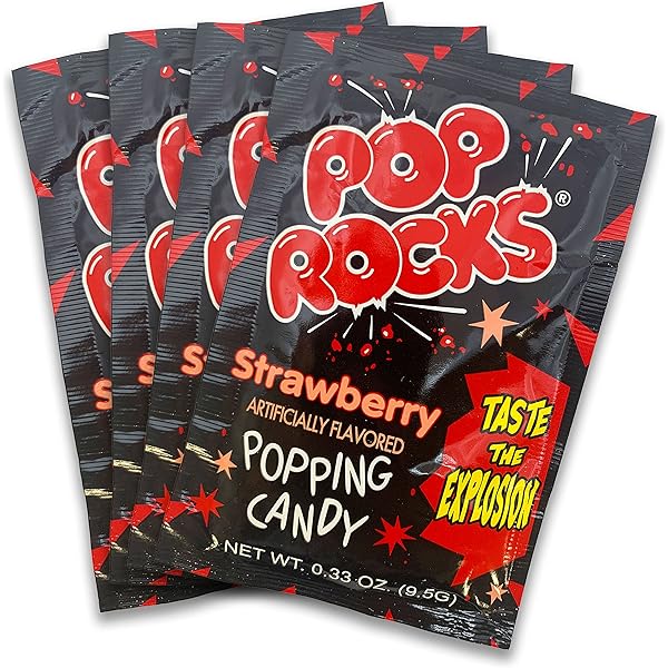 Amazon.com : UpTop Treats Cherry POP ROCKS® Candy | Includes 4