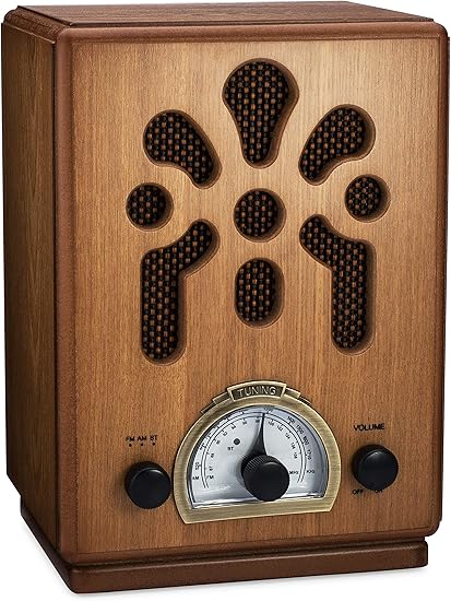 retro style radio with bluetooth