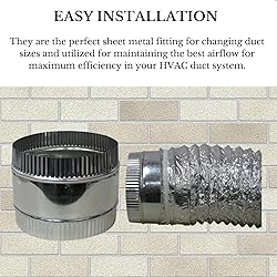 8" Flexible ducting Collar Connector Made from