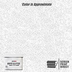 Rapid Cure® White Glitter Screen Printing Ink