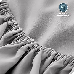 Bare Home Fitted Bottom Sheet King Size - Premium