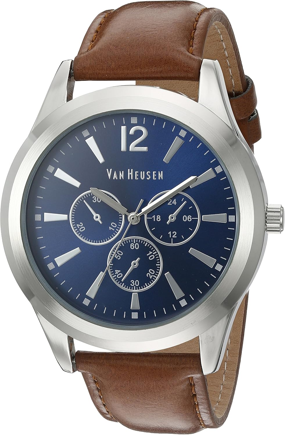 Van Heusen VAN5056 Reloj de cuarzo para hombre (metal), color marrón