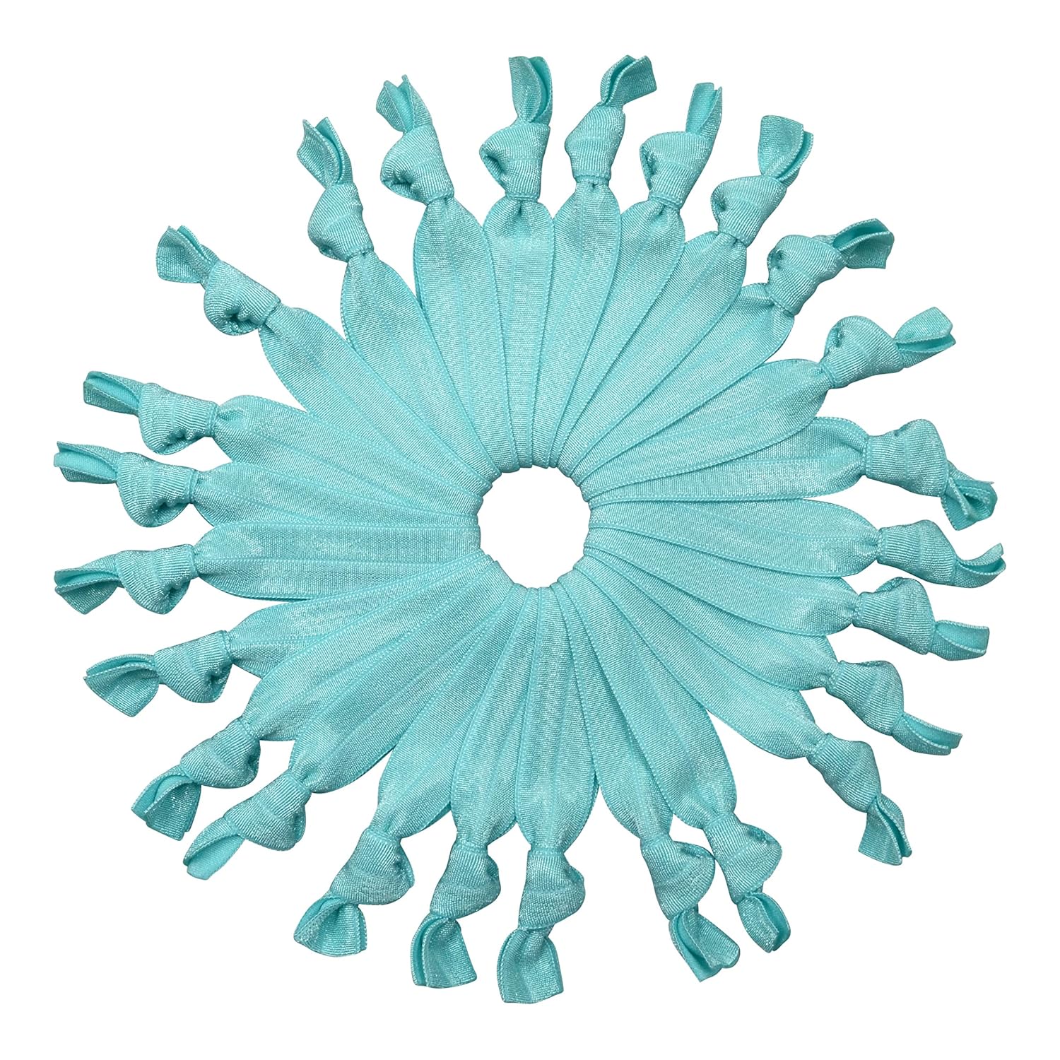 Buy Light Aqua Cyndibands Light Aqua Bulk No Snag Hair Ties