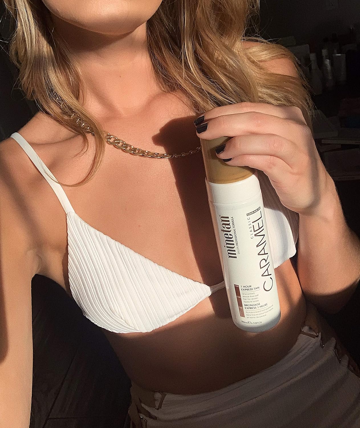 MINETAN BODY.SKIN Medium Fake Tan Mousse, Caramel, 200 ml (Pack of 1) - Image 5