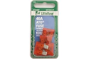 Littelfuse 0ATO040.VP ATO 32 Volt 40 Amp Carded Fuse, (Pack of 5)
