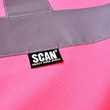 Scan Hi-Vis Waistcoat Pink Medium 50mm Retro-Reflective Tape RIS-3279-TOM view 3