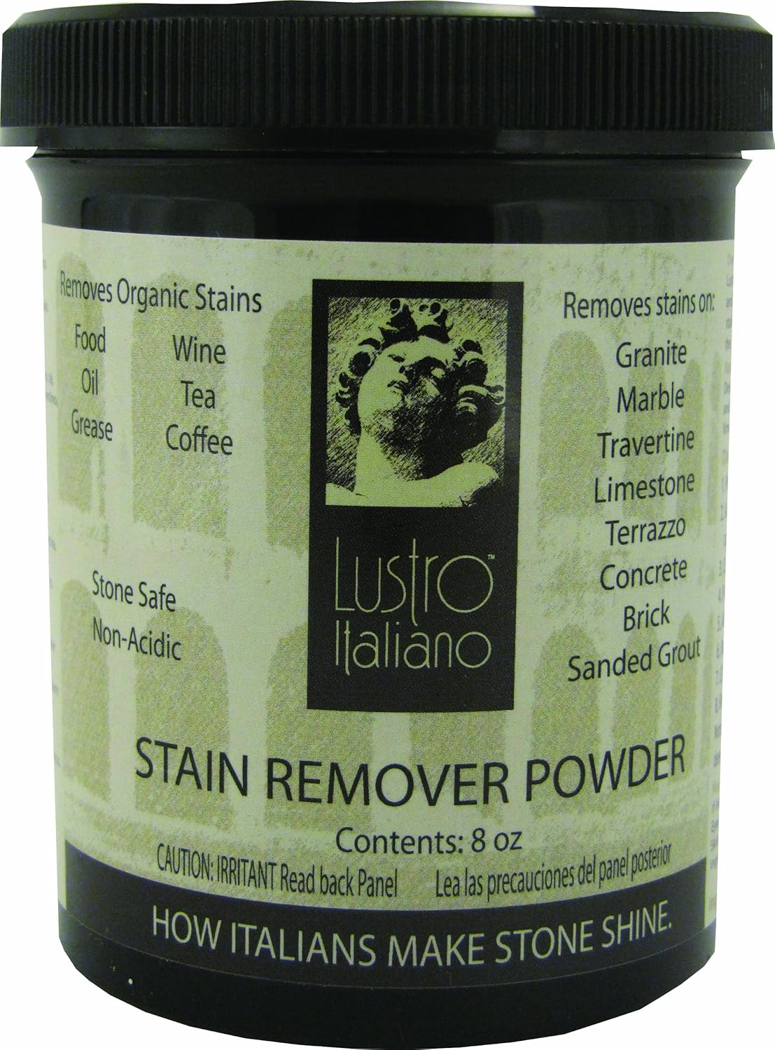 Lustro Italiano Poultice Powder, 8-Ounce, White (LUSTROPOWD)