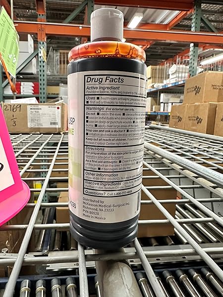 MCKESSON PVP PREP SOLUTION USP, 10% POVIDONE-IODINE, 16 OZ, 1 COUNT