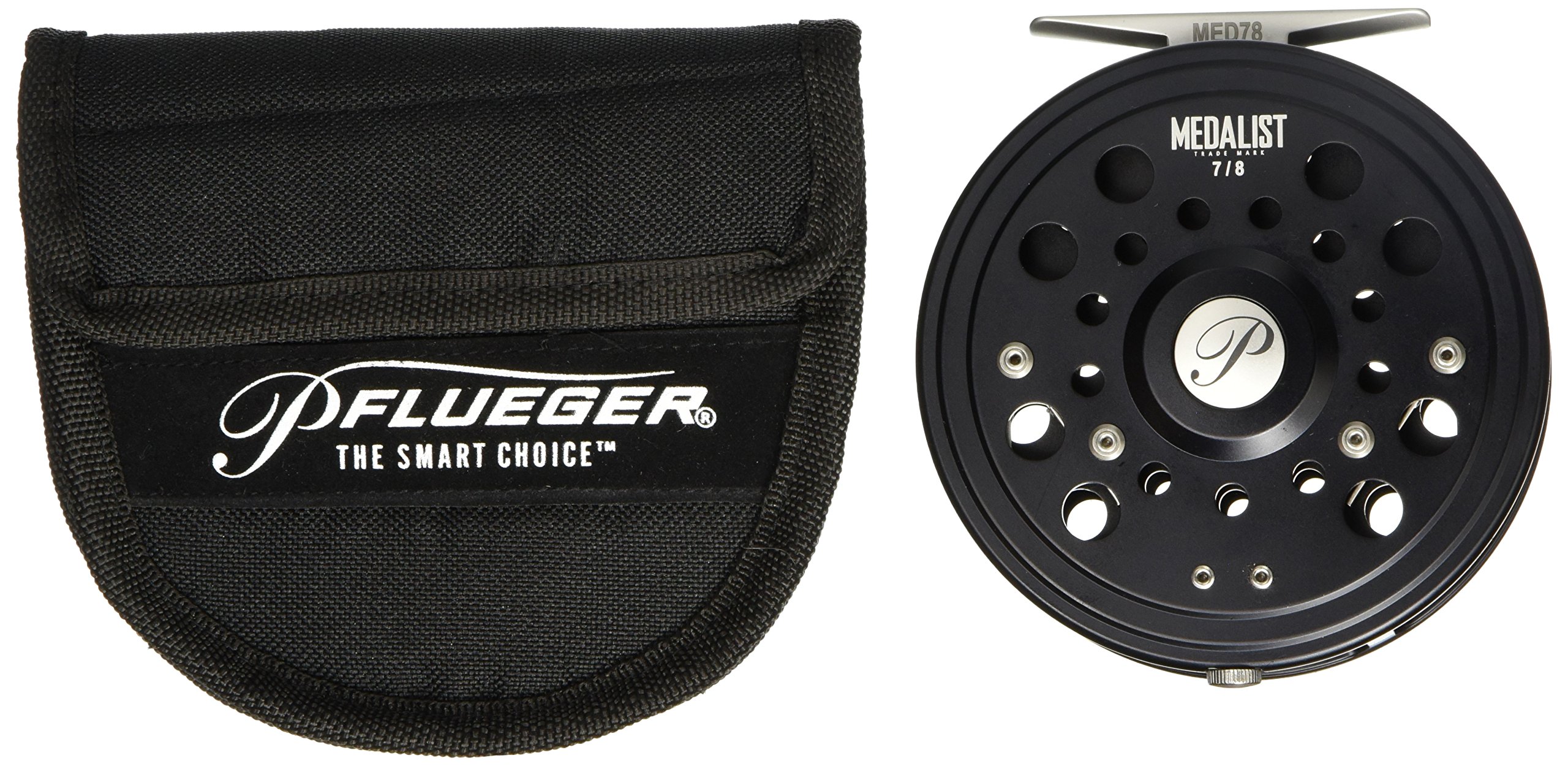 Pflueger Medalist Fly Reel, Size 44385 Fishing Reel, Right/Left Handle Position, Corrosion-Resistant, Aluminum Spool, Click & Pawl System