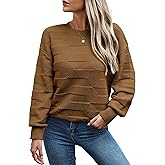 CCTOO Womens Oversized Pullover Sweaters: Chic Slouchy Plain Cable Knit Solid Color Warm Lightweight Sweater Top Khaki X-Large