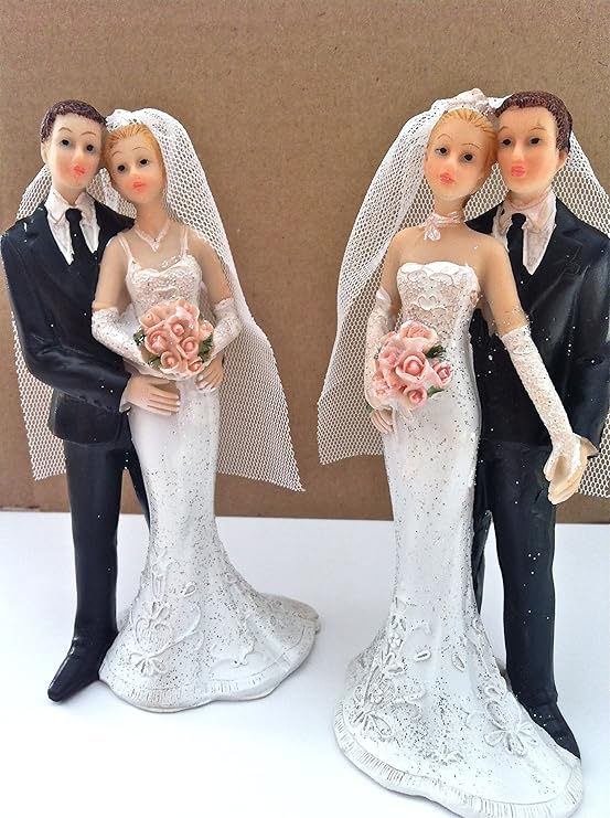 Bride and Groom Wedding Cake Topper / New Style Amazon.co.uk Kitchen