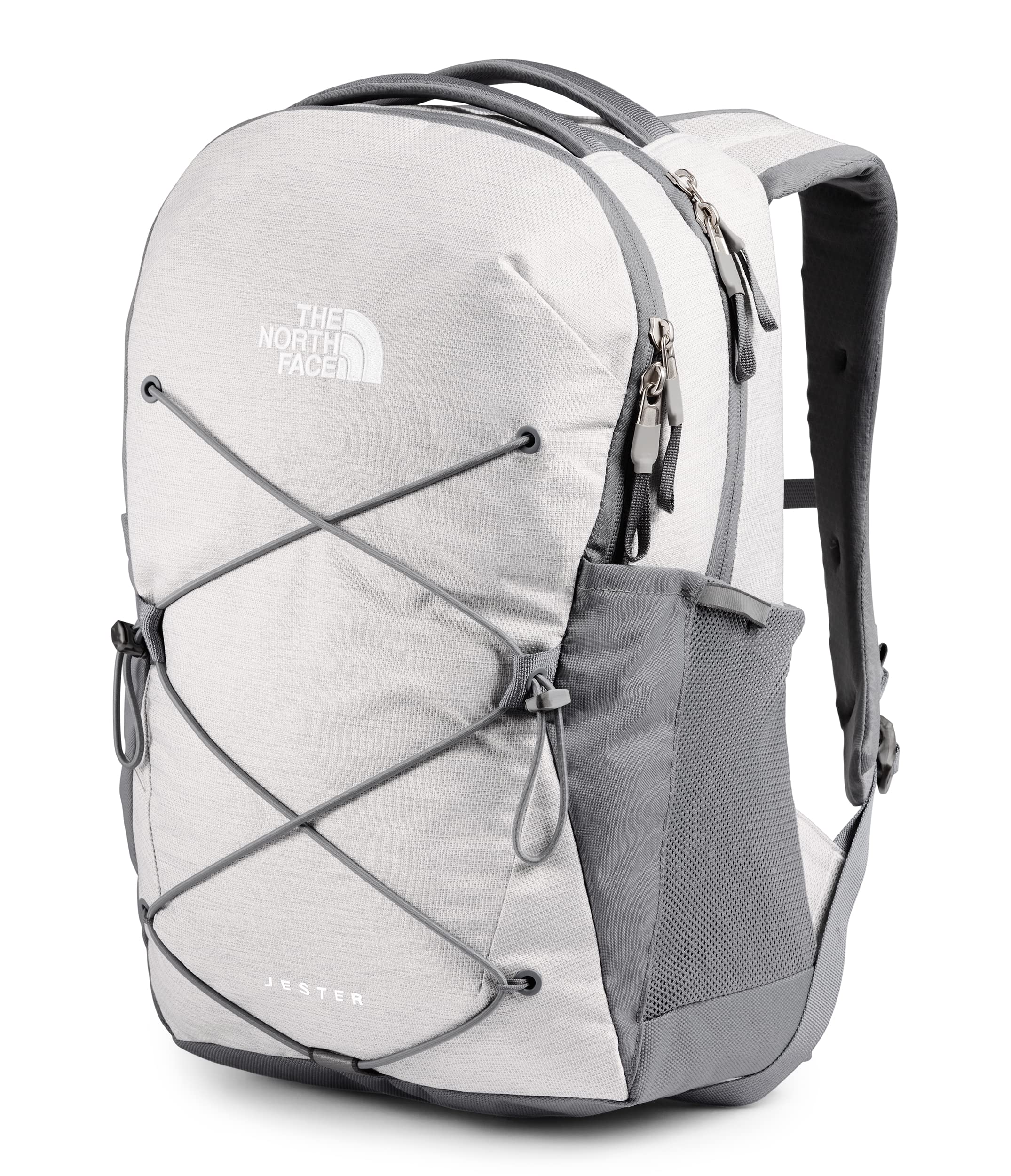 The North Face Women's Jester Everyday Laptop Backpack, TNF White Metallic Mélange/Mid Grey, One Size