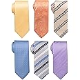 joy alice Tie For Men 6 PCS Necktie Woven Jacquard Neck Ties Set