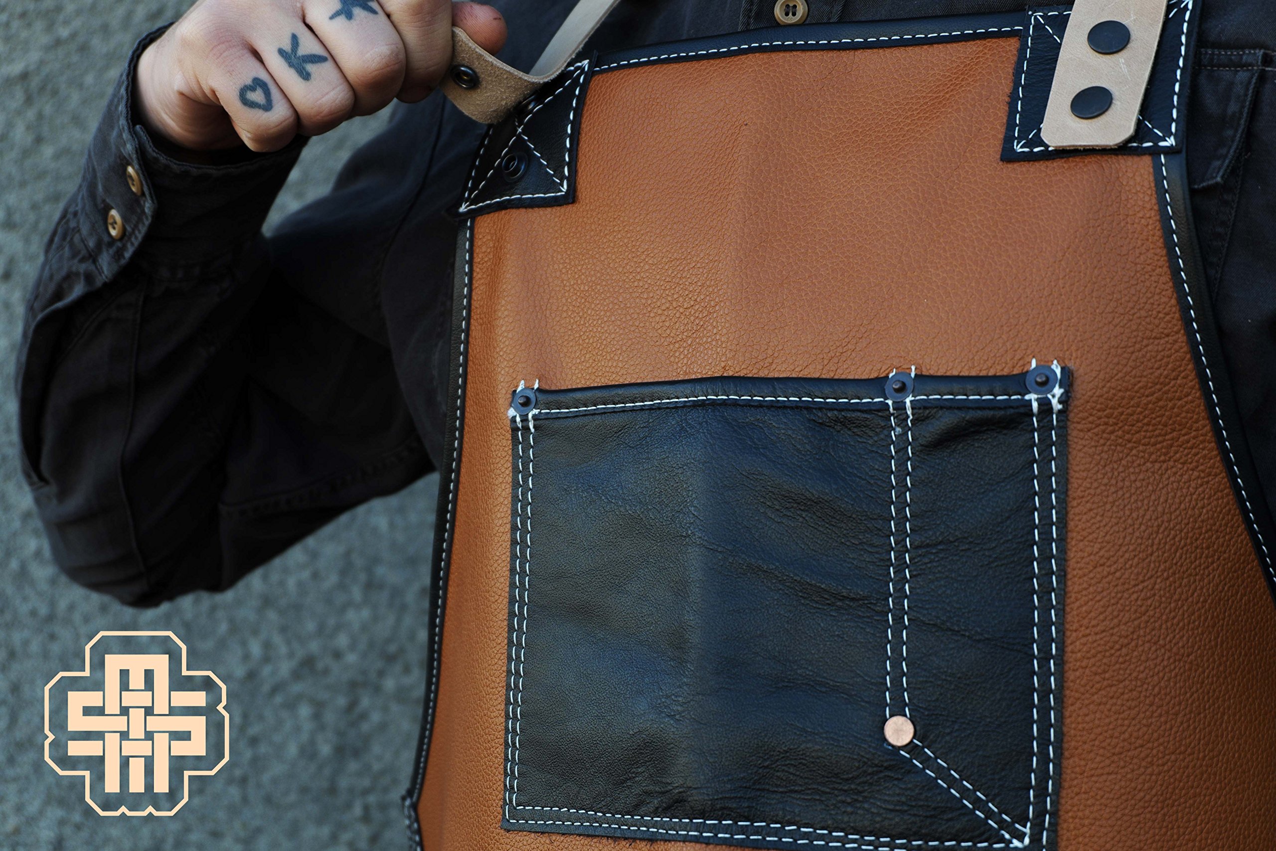 Barista Apron Custom Apron Leather Apron Bartender Apron Barber
