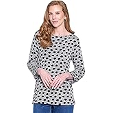 Ali Miles womens Knit Jacquard Tunic for Women