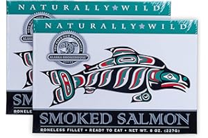 Alaska Smokehouse Smoked Salmon, 8oz, 2 Pack