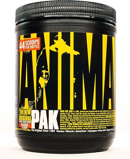 Amazon Com Animal Pak The Complete All In One Training Pack Multivitamin For Men Amino Acids Performance Complex Zinc And More For Elite Athletes And Bodybuilders Orange 44 Scoops Health