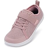 WHITIN Little/Big Kid Barefoot Shoes | Boys/Girls Lace-up Minimalist Sneakers | Wide Toe Box | Natural Flexible Fit