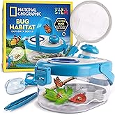 National Geographic Bug Catcher Kit for Kids - Kids Bug Habitat with Magnified Viewer, Bug Catcher, Tweezers & Learning Guide, Insect Habitat, Outdoor Toys, Kids Bug Catching Kit, Bug Box
