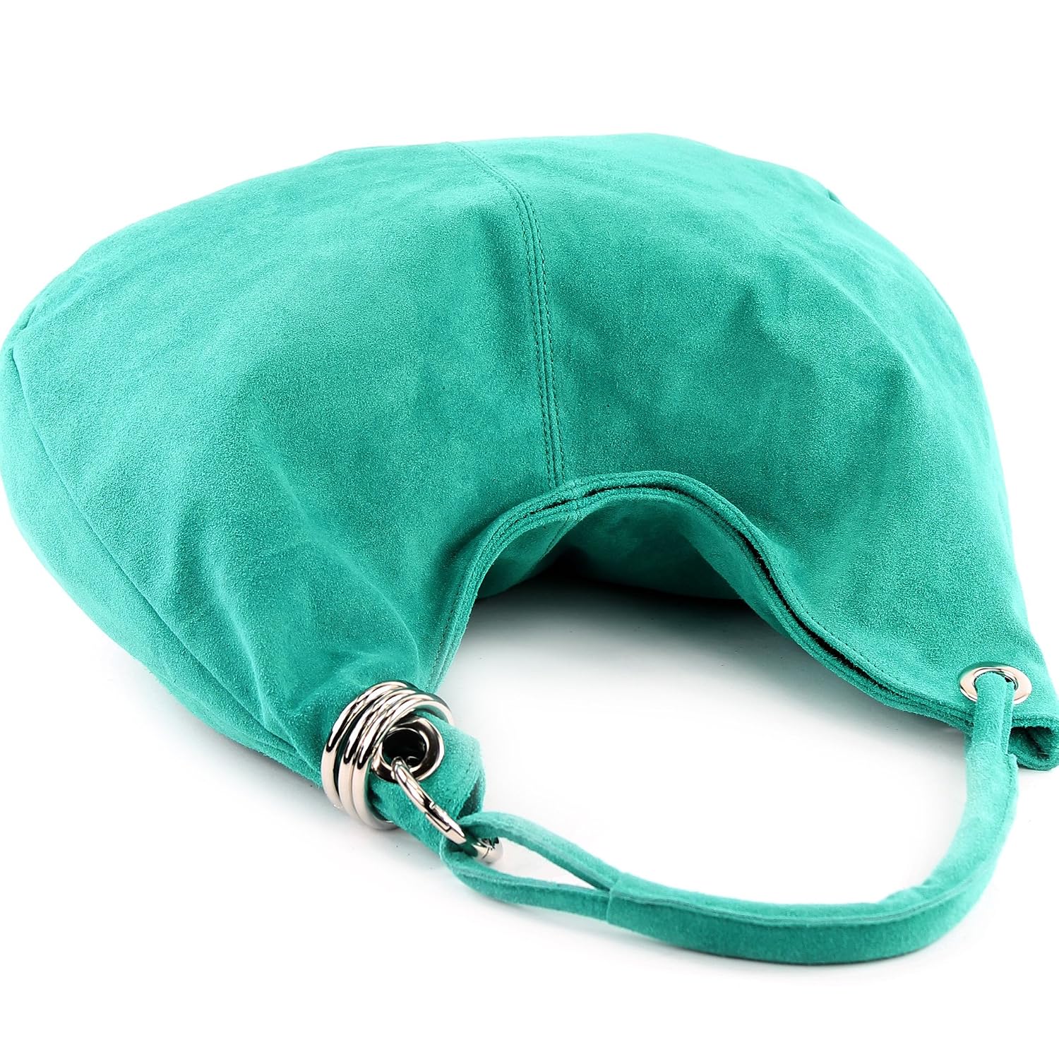 Modamoda De Ital Shopper Aus Wildleder Groß T02 Präzise - 
