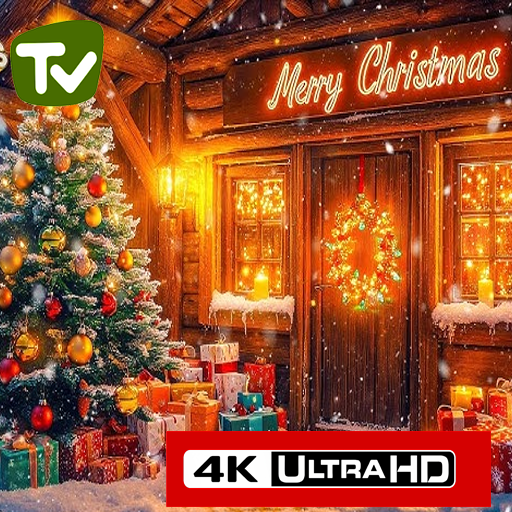 Holiday Fireplace Ambiance : Christmas Fireplace Ambiance & Soft Crackling Fire Sounds | HD 4K Videos Screensaver for Relaxing