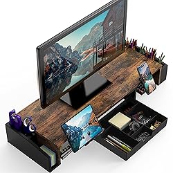Simple Houseware Desk Dual Monitor Stand Riser with